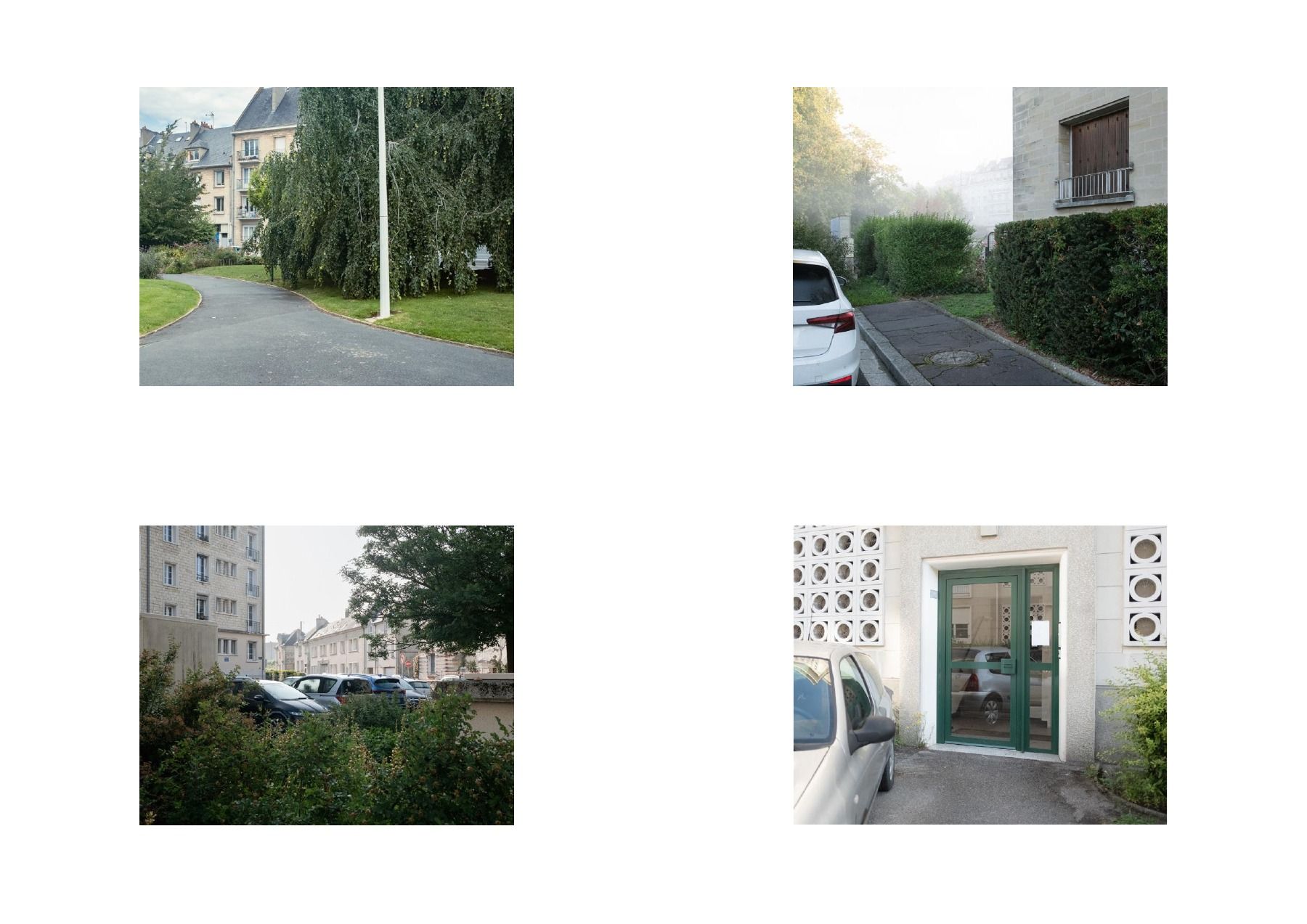 Page 8 du portfolio : Recherches photographiques