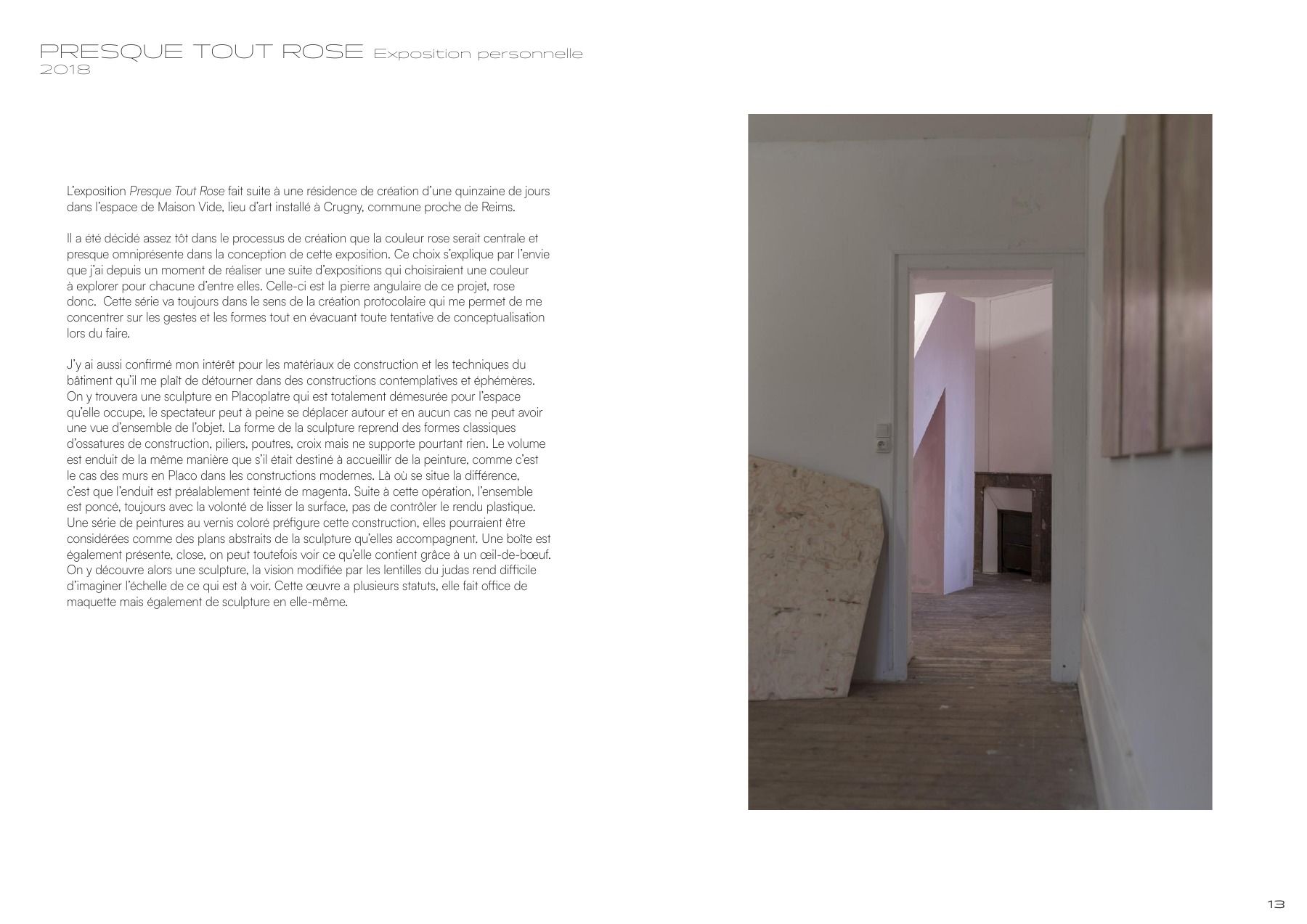 Page 19 du portfolio : Presque tout rose
